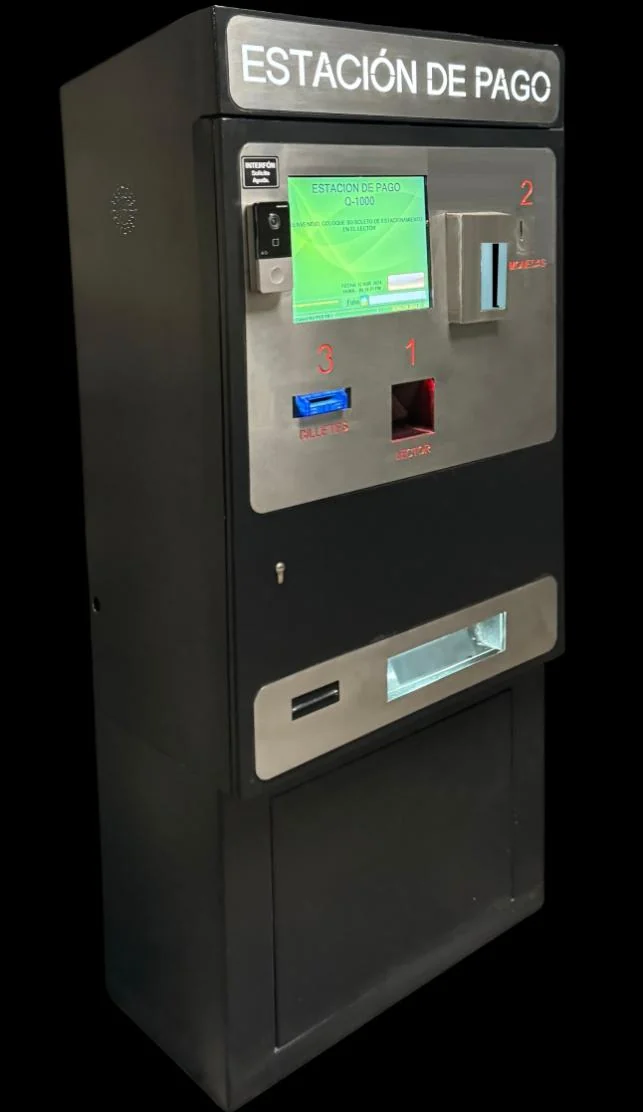 Cajero automático Q1000R para estacionamientos