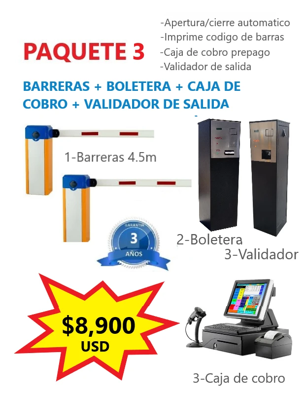 Máquinas para estacionamientos con pago centralizado
