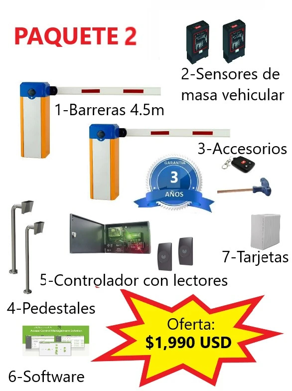 Barreras vehiculares con tarjetas de proximidad para cotos residenciales